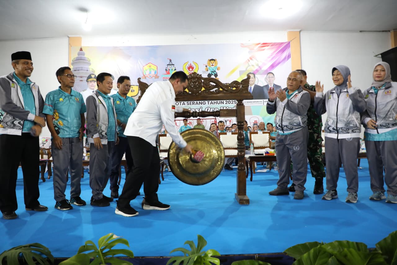 Wali Kota Budi Rustandi Resmikan Porkot Serang IV 2025: Ajang Pemersatu dan Pencetak Atlet Berprestasi