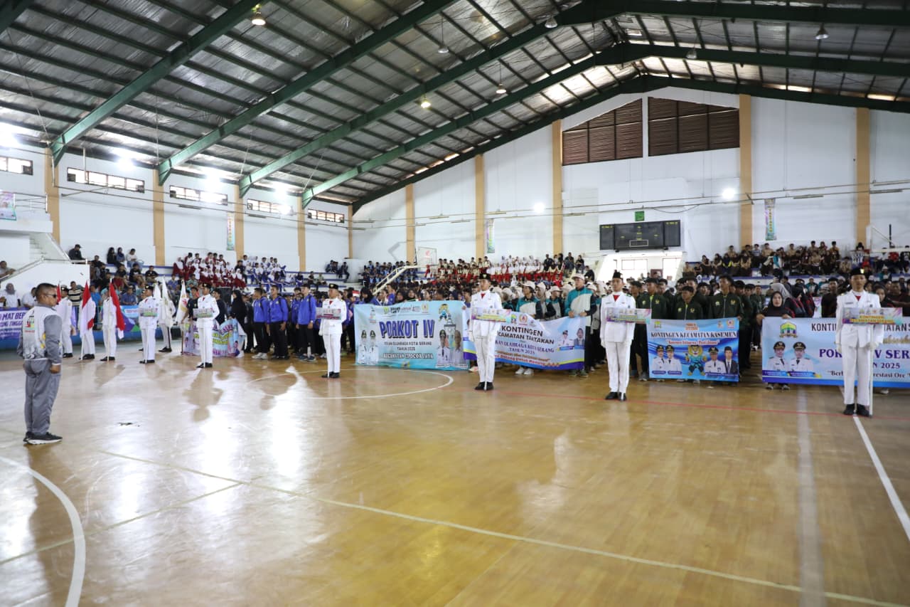 500 Atlet dari Enam Kecamatan Ramaikan Porkot Serang IV 2025