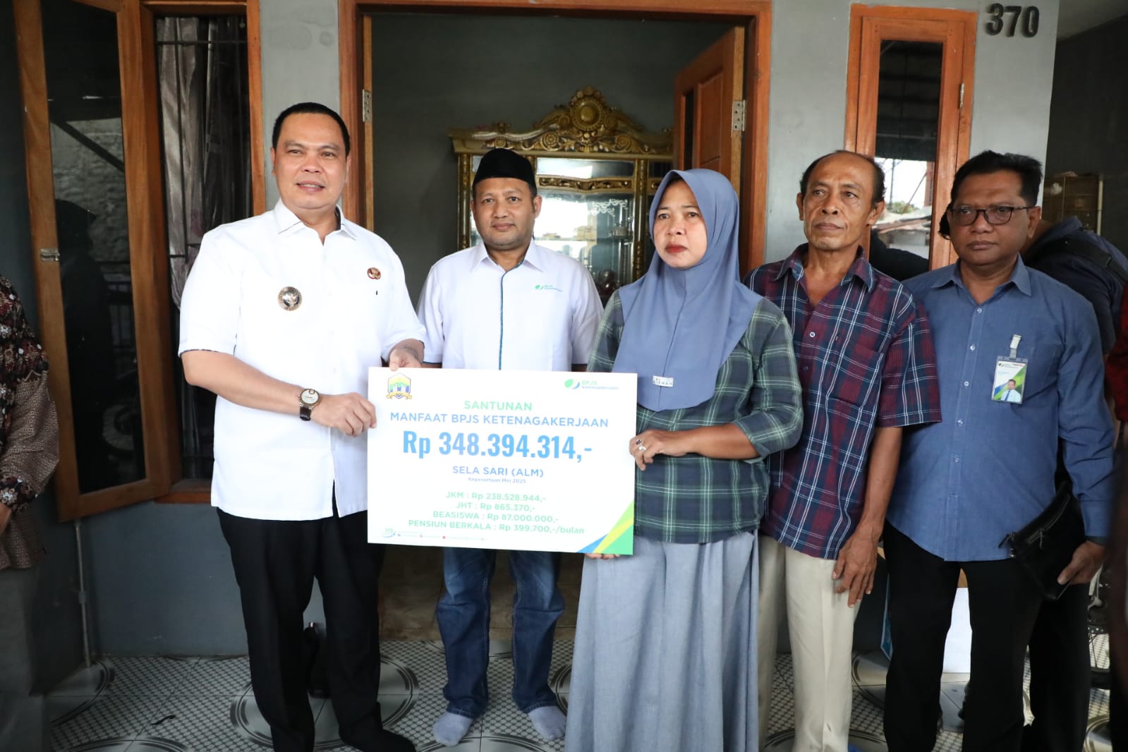 Wali Kota Serang Kawal Santunan BPJS Ketenagakerjaan, Pesan Tulus untuk Masa Depan Anak Pekerja.