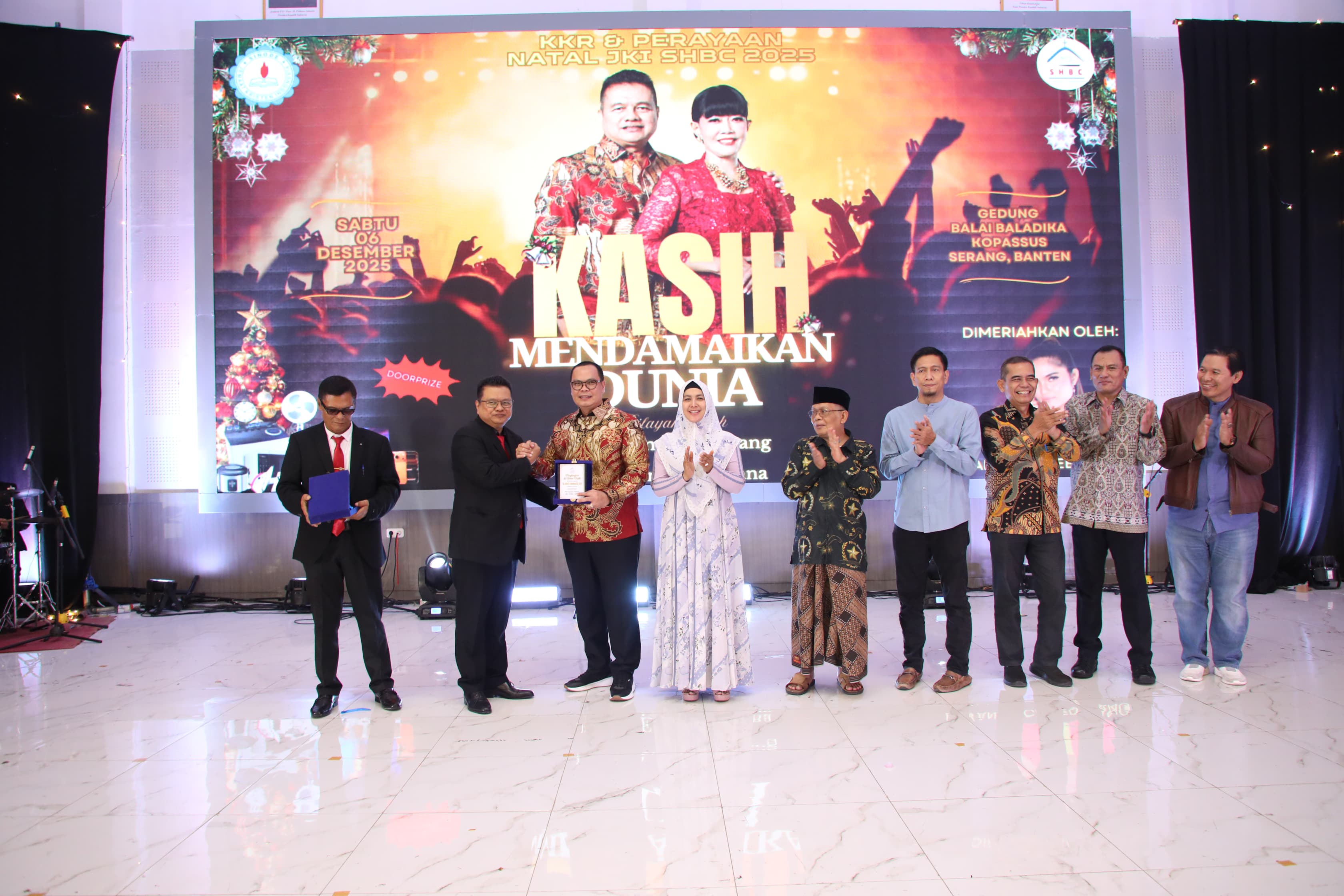 Wali Kota Serang Hadiri Perayaan Natal & KKR: Tegaskan Komitmen Kota Serang sebagai Garda Terdepan Toleransi