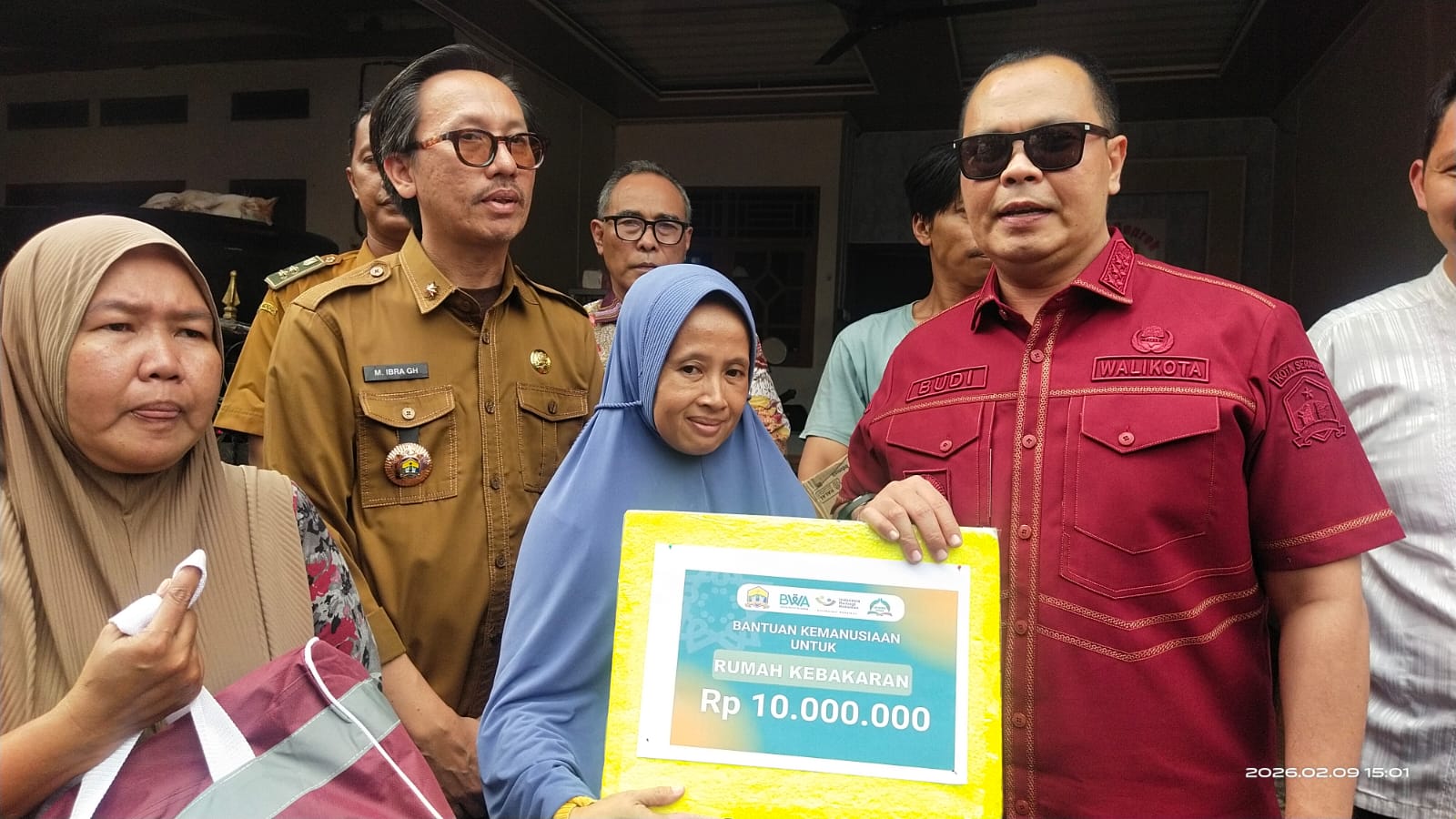 Wali Kota Serang Tinjau Korban Kebakaran di Cipare, Salurkan Bantuan dan Fasilitasi Perawatan Warga Disabilitas