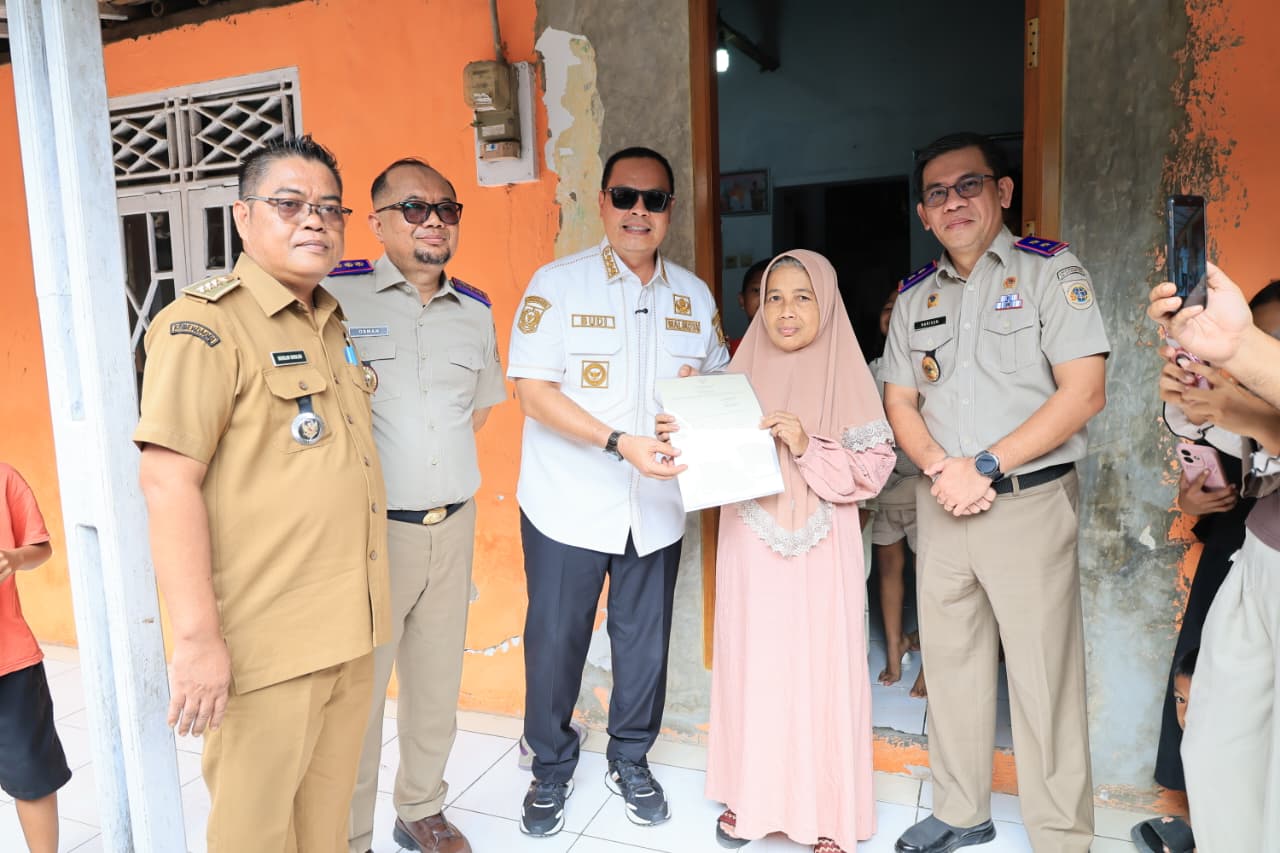 Wali Kota Serang Pastikan Program PTSL Berlanjut, Sertifikat Tanah Diantar Langsung ke Rumah Warga