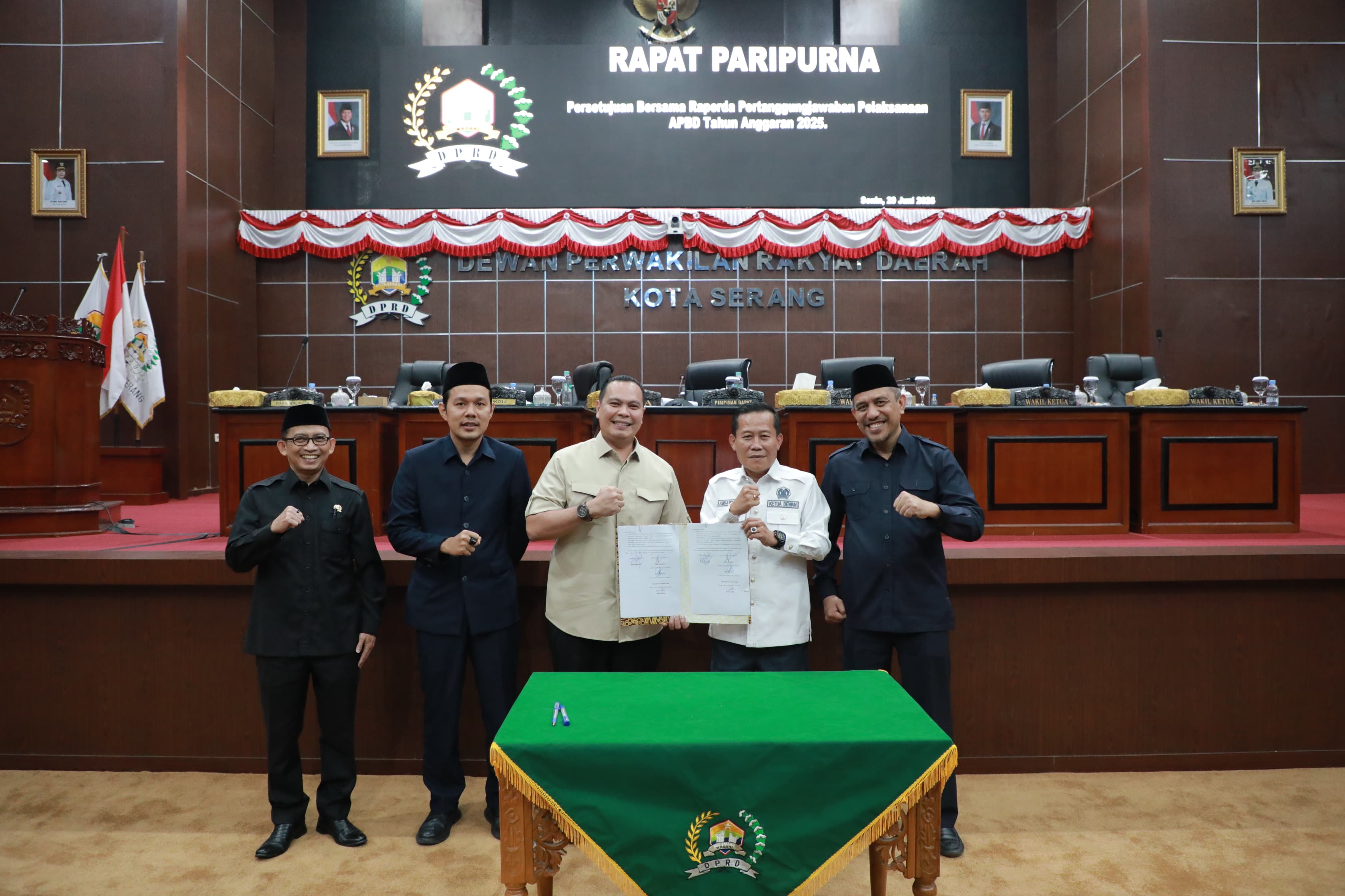 DPRD dan Pemkot Serang Sepakati Raperda Pertanggungjawaban APBD 2025, Siap Diajukan ke Gubernur Banten