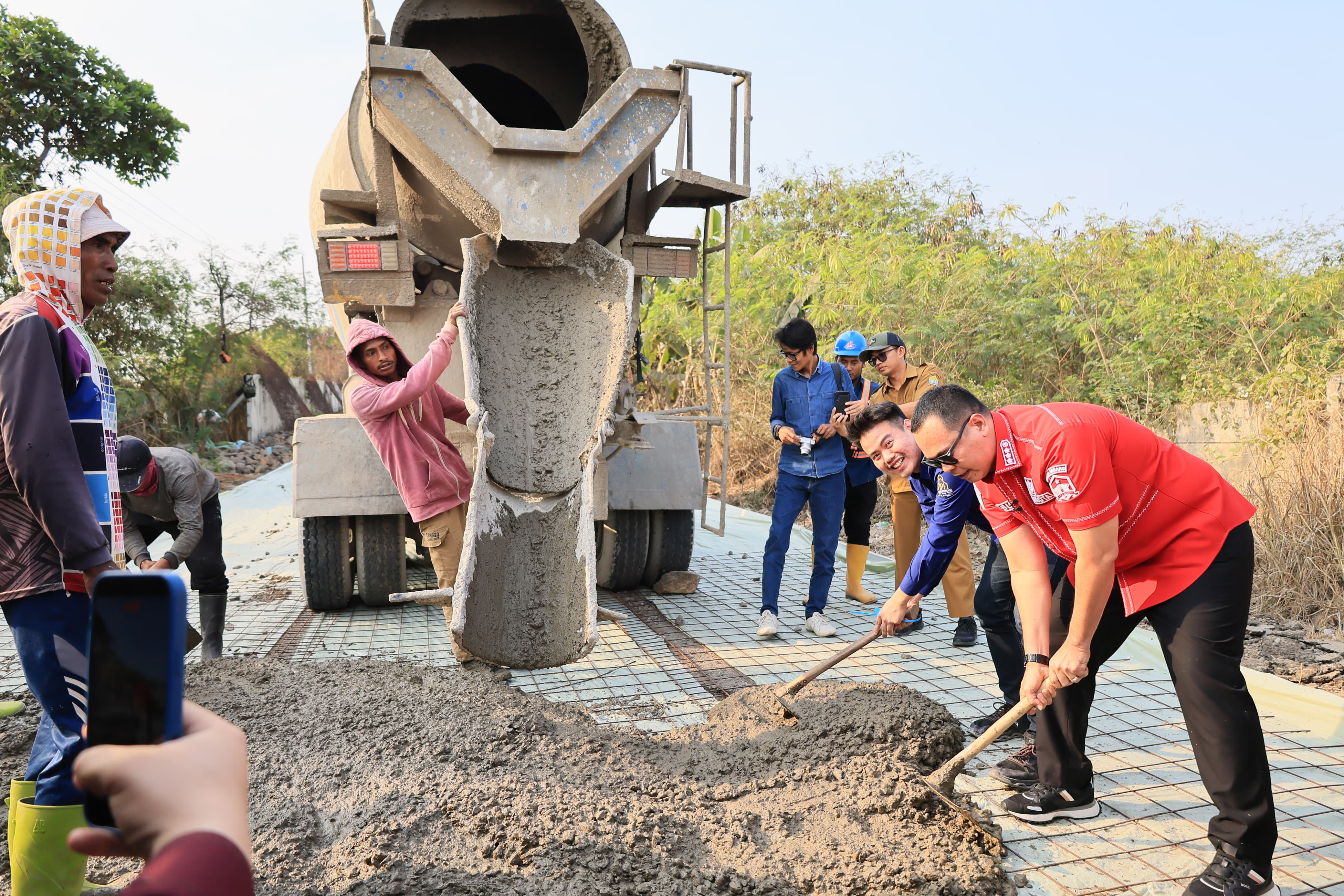 Pemkot Serang dan PT Agung Perkasa Land Bangun Jalan Melalui CSR, Perkuat Kolaborasi Infrastruktur