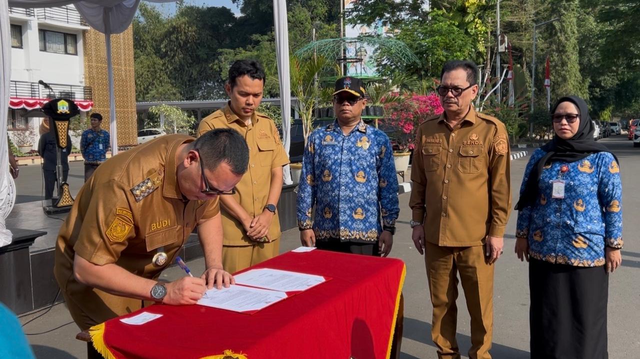 Wali Kota Serang Lantik 533 ASN, Dorong Percepatan Pelayanan Publik dan Peningkatan PAD