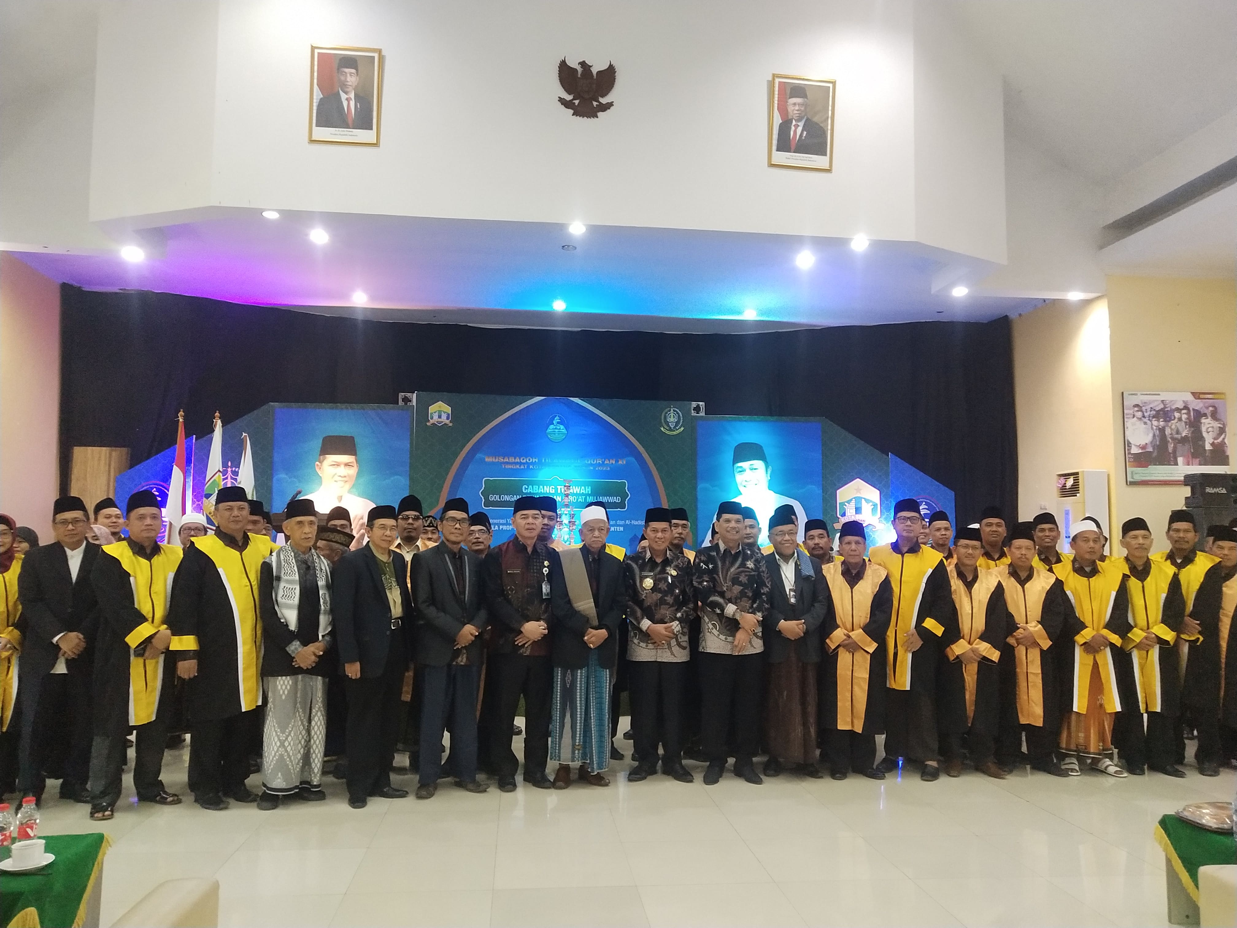 MTQ Ke-XI Resmi Dibuka, Walikota Serang Lantik 100 Dewan Hakim