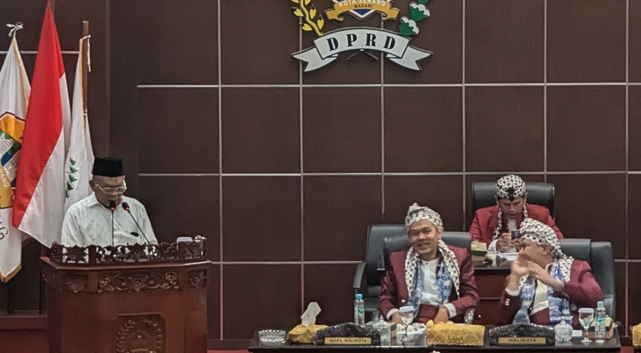 Rapat Paripurna Hari Jadi ke-19 Kota Serang, KH Matin Syarkowi Jadikan Momentum Muhasabah