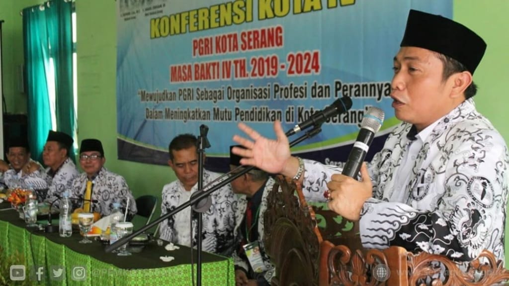 Konferensi PGRI Kota Serang Dihadiri Wakil Walikota