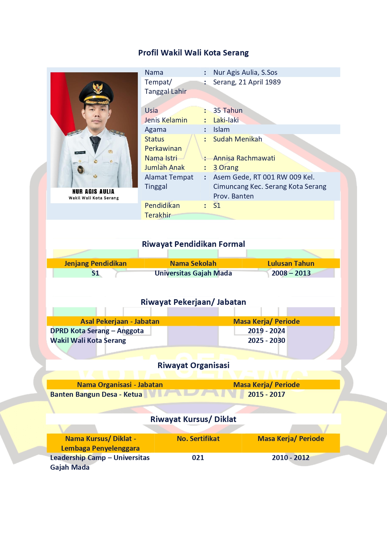 Wakil Walikota Serang