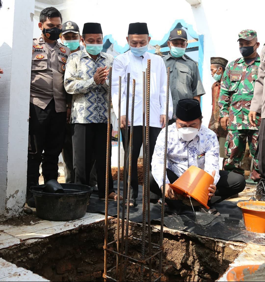 Wakil Walikota Hadiri Acara Peletakan Batu Pertama di Mashid Baitul Ikhlas