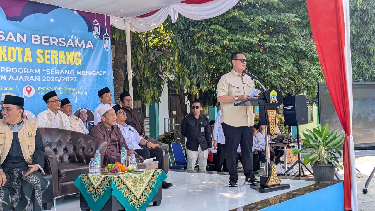 Wali Kota Budi Rustandi Resmi Buka Program Serang Mengaji pada Awal Tahun Ajaran 2026/2027