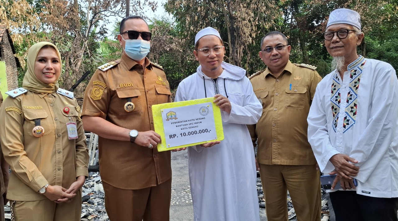 Wali Kota Serang Salurkan Bantuan bagi Ponpes An-Nabawiyah yang Terdampak Kebakaran