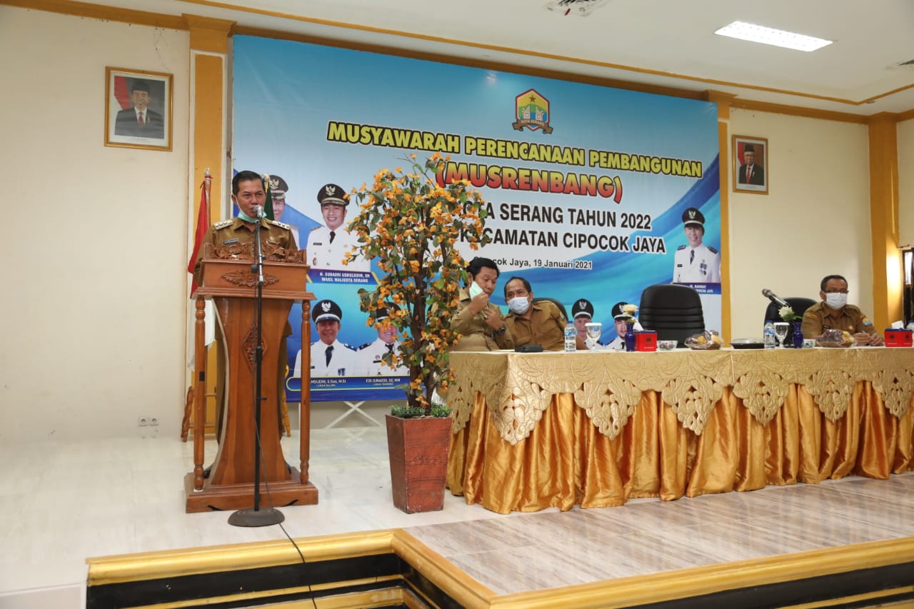 Walikota Serang Hadiri Musrenbang Tingkat Kecamatan Cipocok Jaya
