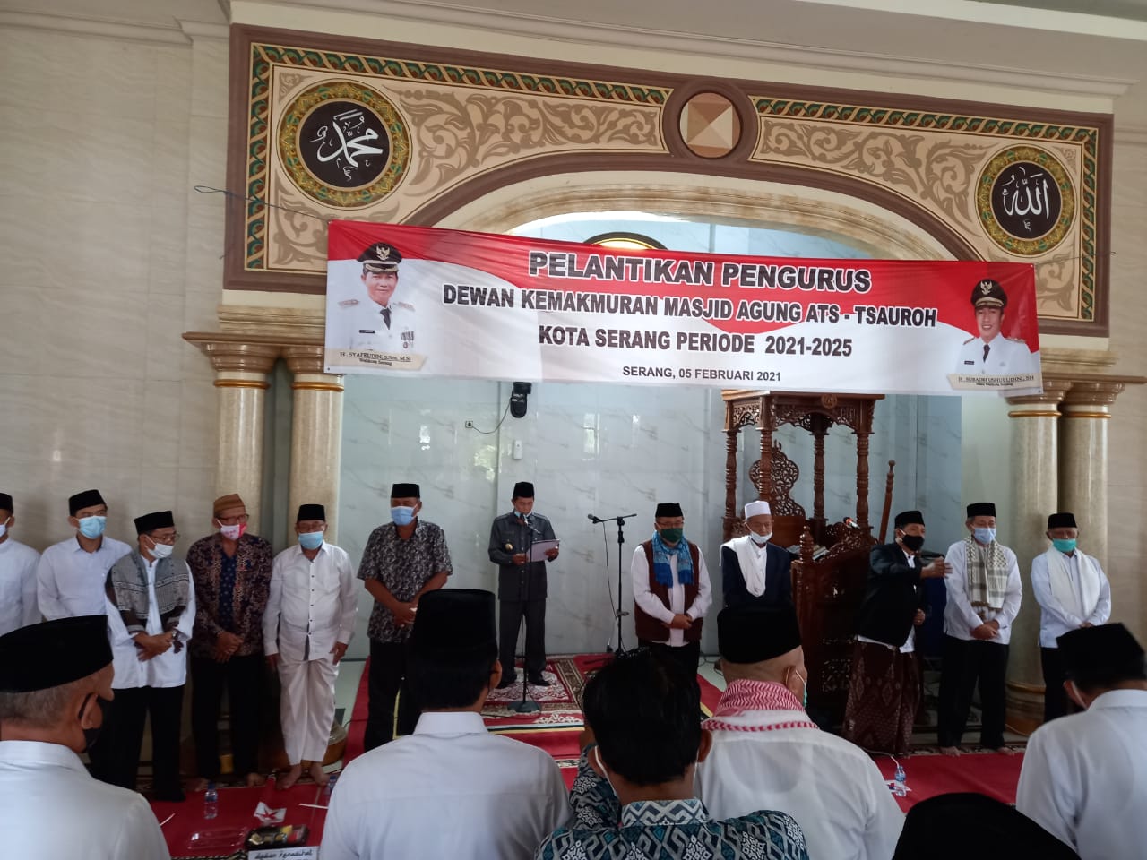 Walikota Lantik Dewan Kemakmuran Masjid Agung At Tsauroh Periode 2021 2025 Portal Pemerintah 8115