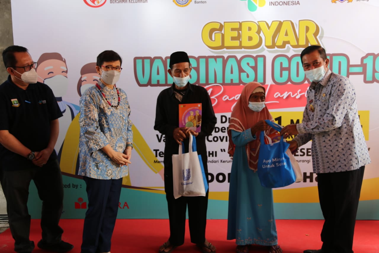 Walikota Tinjau Langsung Kegiatan Gebyar Vaksinasi Lansia