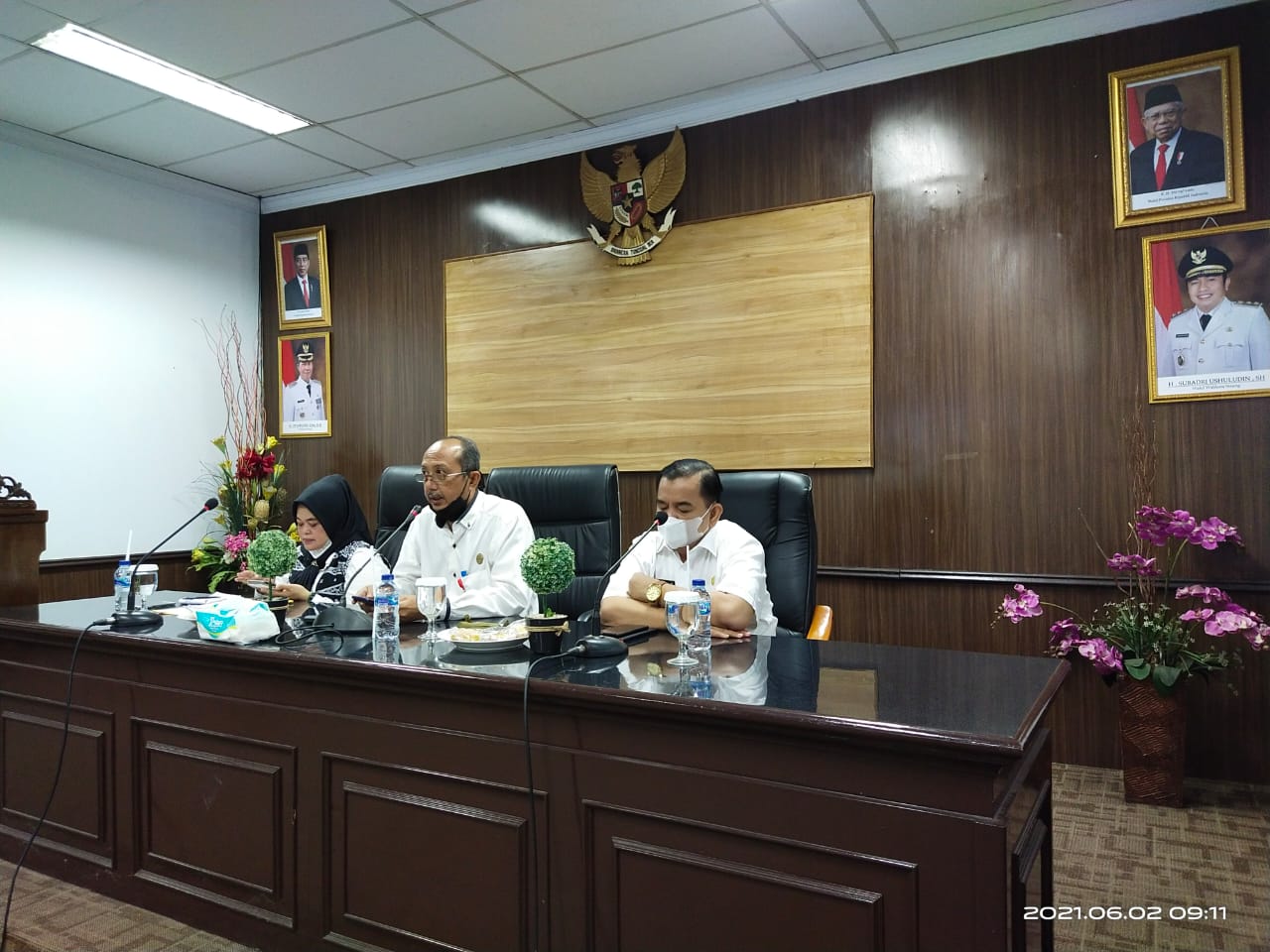 Disparpora Kota Serang Melaksanakan Rapat Persiapan Kang Nong Kota Serang 2021.