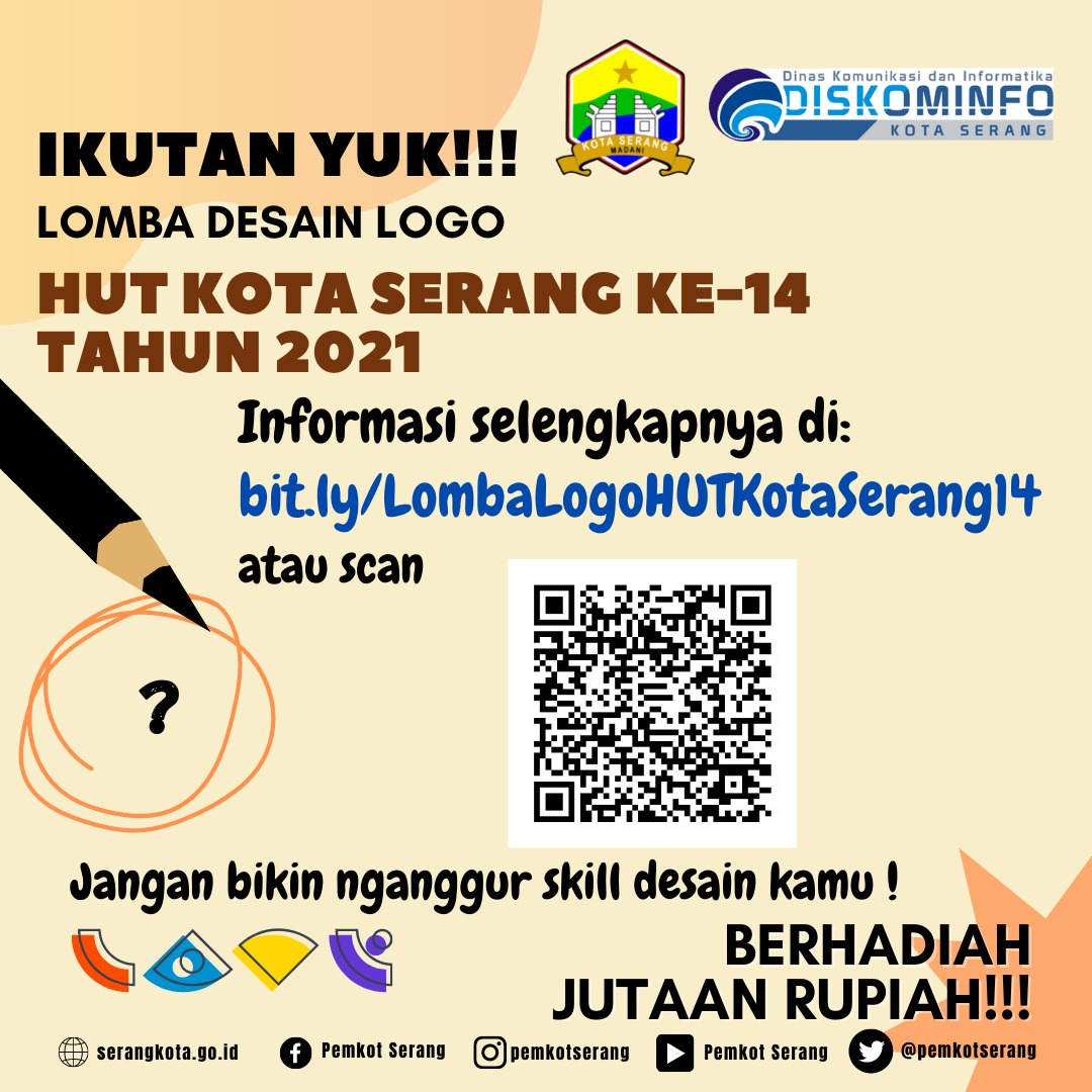 Diskominfo Adakan Sayembara Desain Logo HUT Kota Serang Ke-14 Tahun 2021