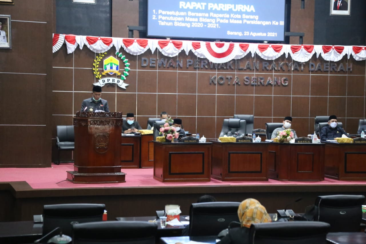 Walikota Serang Setujui 6 Raperda Baru