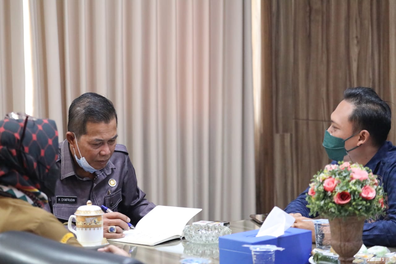 Audiensi Panitia Tibel Competition SMPN 13 Kota Serang bersama Wali Kota Serang