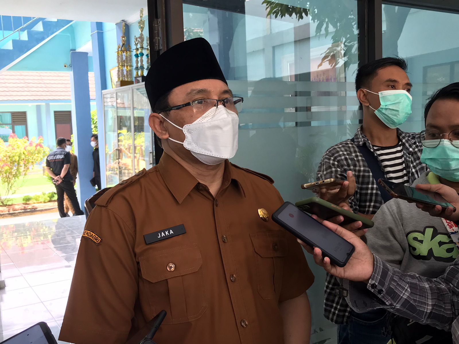 SMP Negeri 3 Kota Serang Ketatkan Protokol Kesehatan.