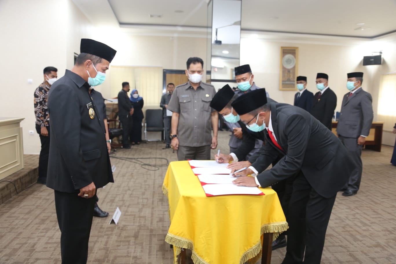 Walikota Serang Lantik 7 Pejabat Pimpinan Tinggi Pratama di Jajaran Pemkot Serang.