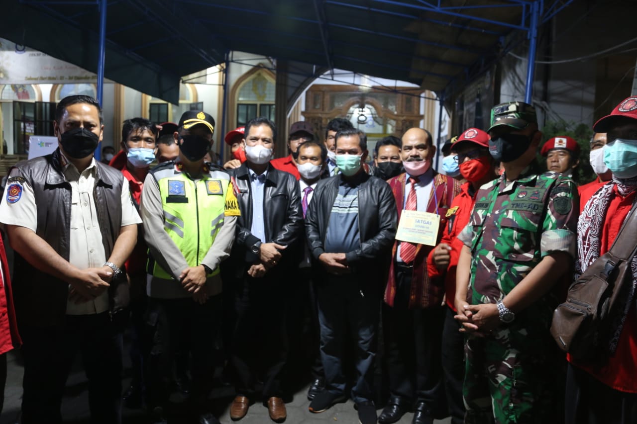 Walikota Serang Tinjau Langsung Posko Pengamanan Natal dan Tahun Baru