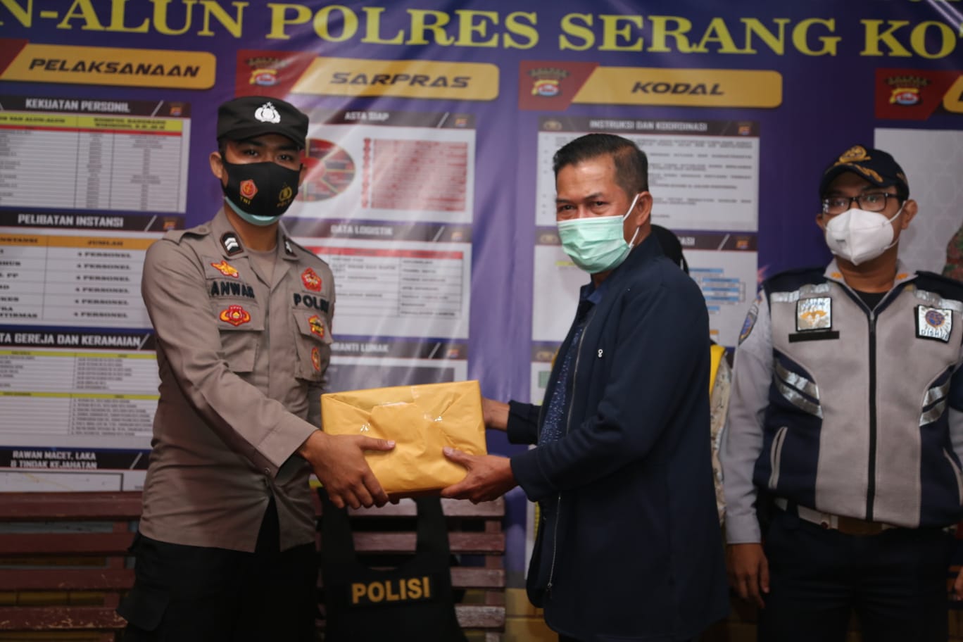 Forkopimda Kota Serang Laksanakan Peninjauan Langsung Posko Pengamanan Natal dan Tahun Baru