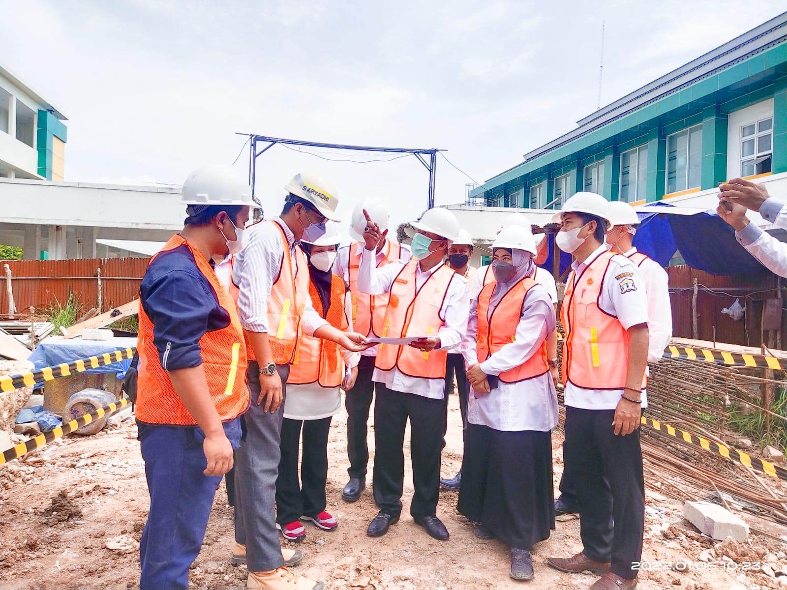 Syafrudin Tinjau Langsung Pembangunan RSUD Kota Serang
