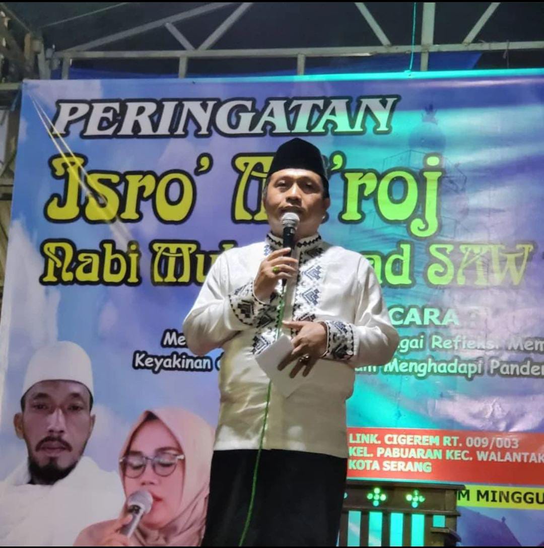 Subadri Hadiri Kegiatan Isra Wal Miraj Bertempat di Linkungan Sewor Kelurahan Banjarsari