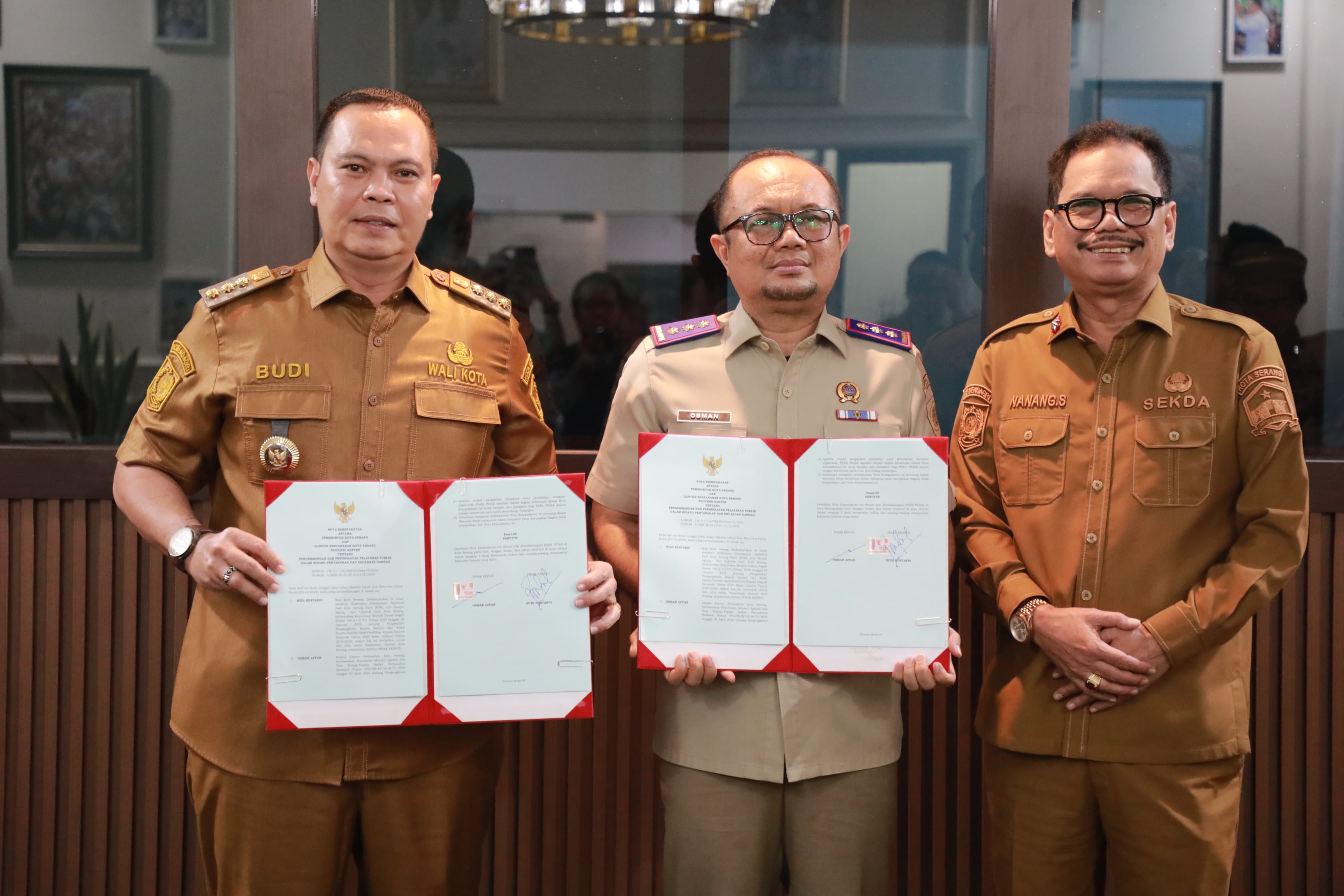Tindaklanjuti Arahan KPK, Pemkot Serang Targetkan 300 Aset Tersertifikasi Tahun Ini