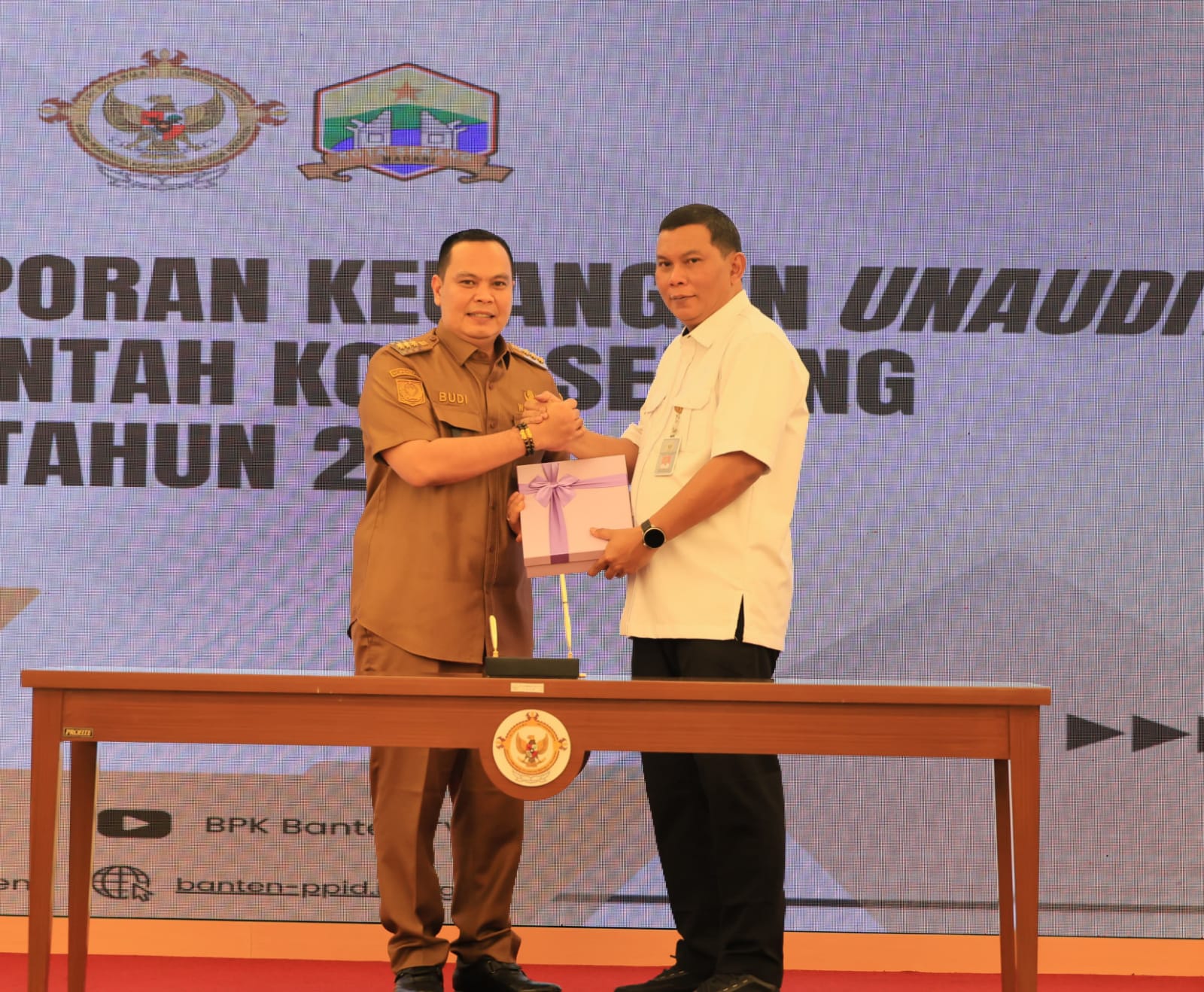 Serahkan LKPD Unaudited 2025 Tepat Waktu, Wali Kota Serang Targetkan Opini WTP Kembali